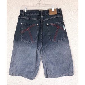 lacoste denim shorts